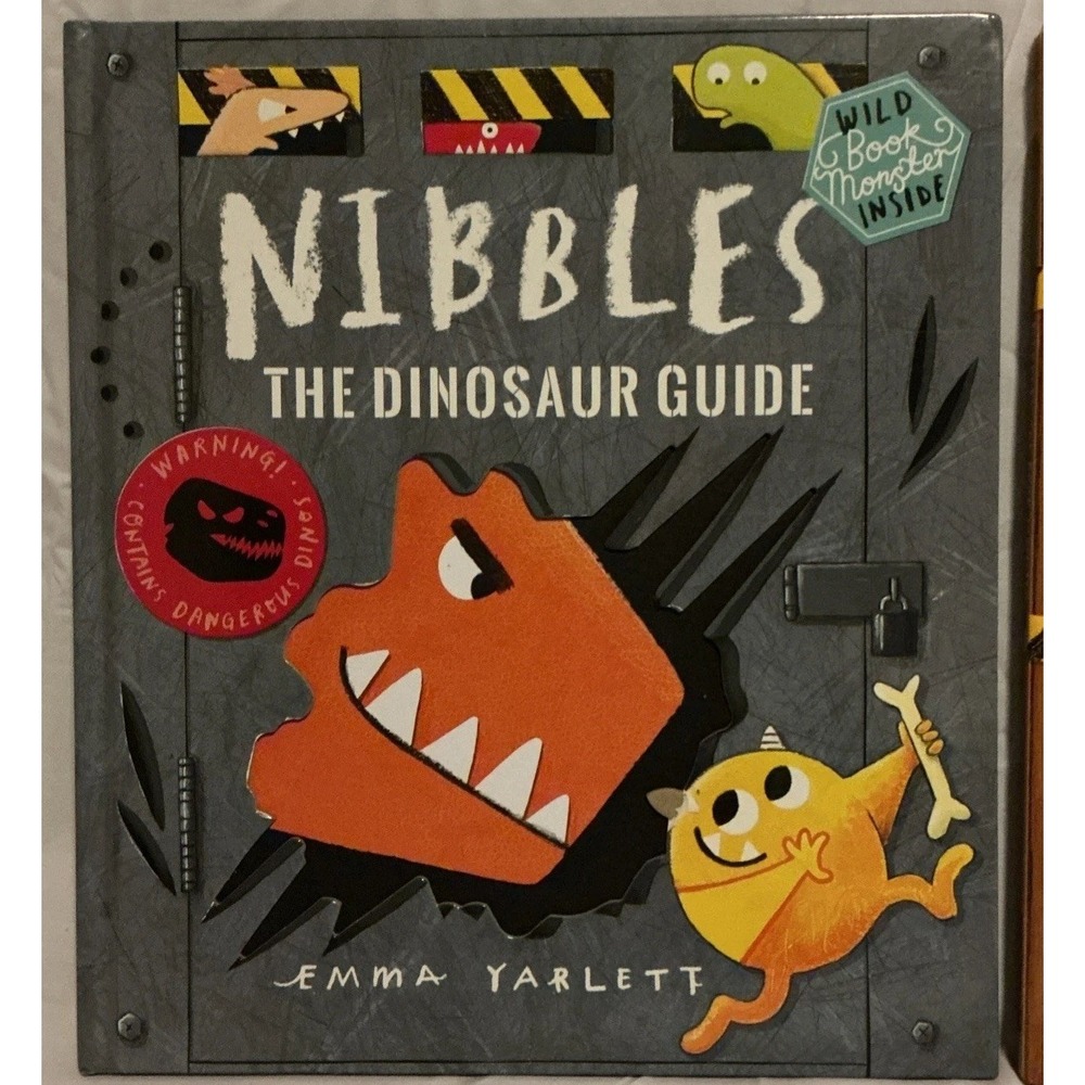 Nibbles The Book Monster Books Flaps Funny Bedtime Kids Hardback, Lot Of 2 - Picture 2 of 13